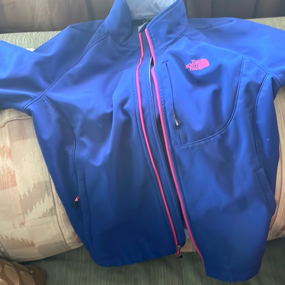Royal blue North face jacket xl women’s